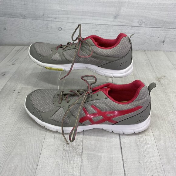 Asics  GEL MUSE S454N Gray Pink Athletic Running Lace Up Sneakers Sz 10 / 42 - Picture 3 of 11